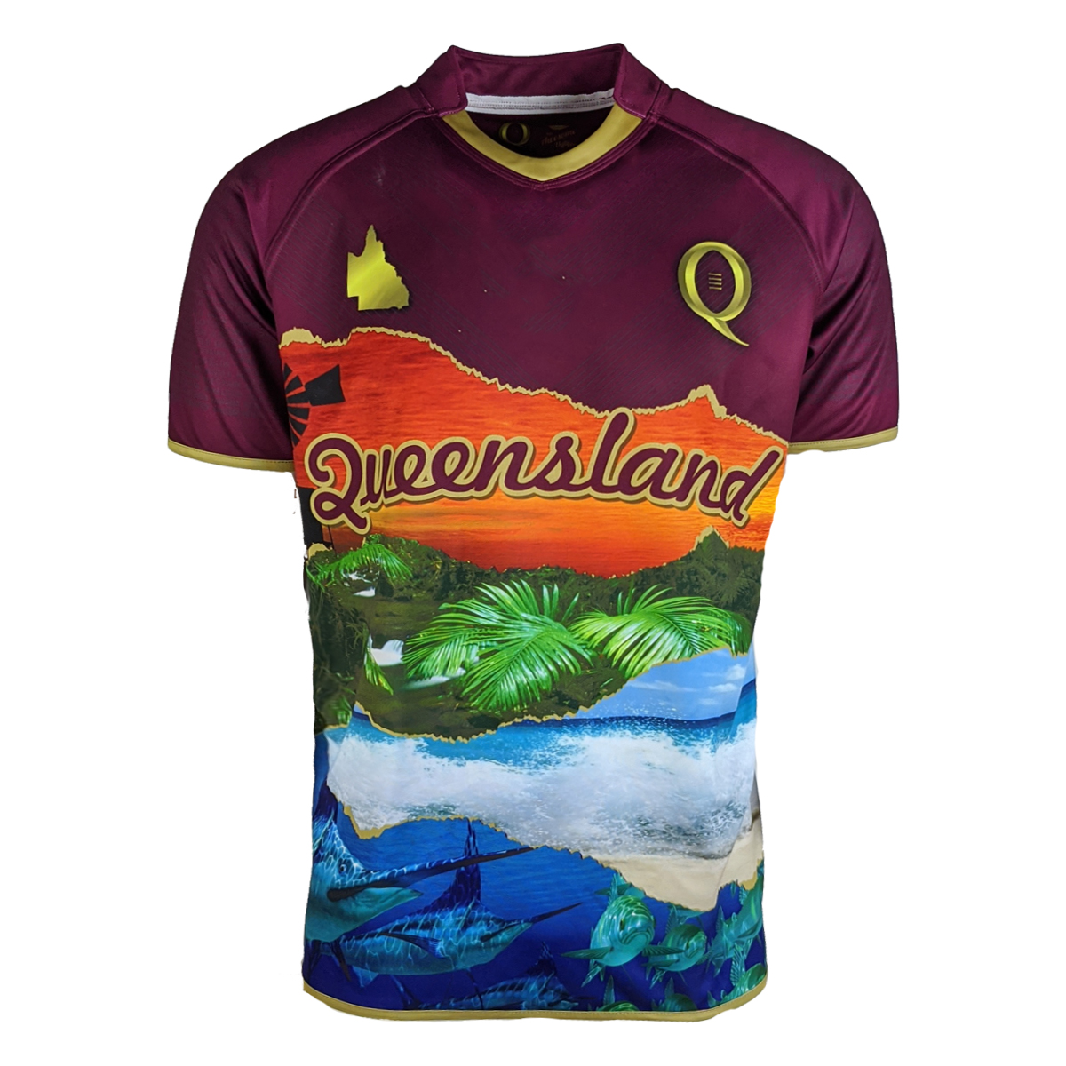 Queensland Everywhere Jersey - Mens - Awesome Ugly