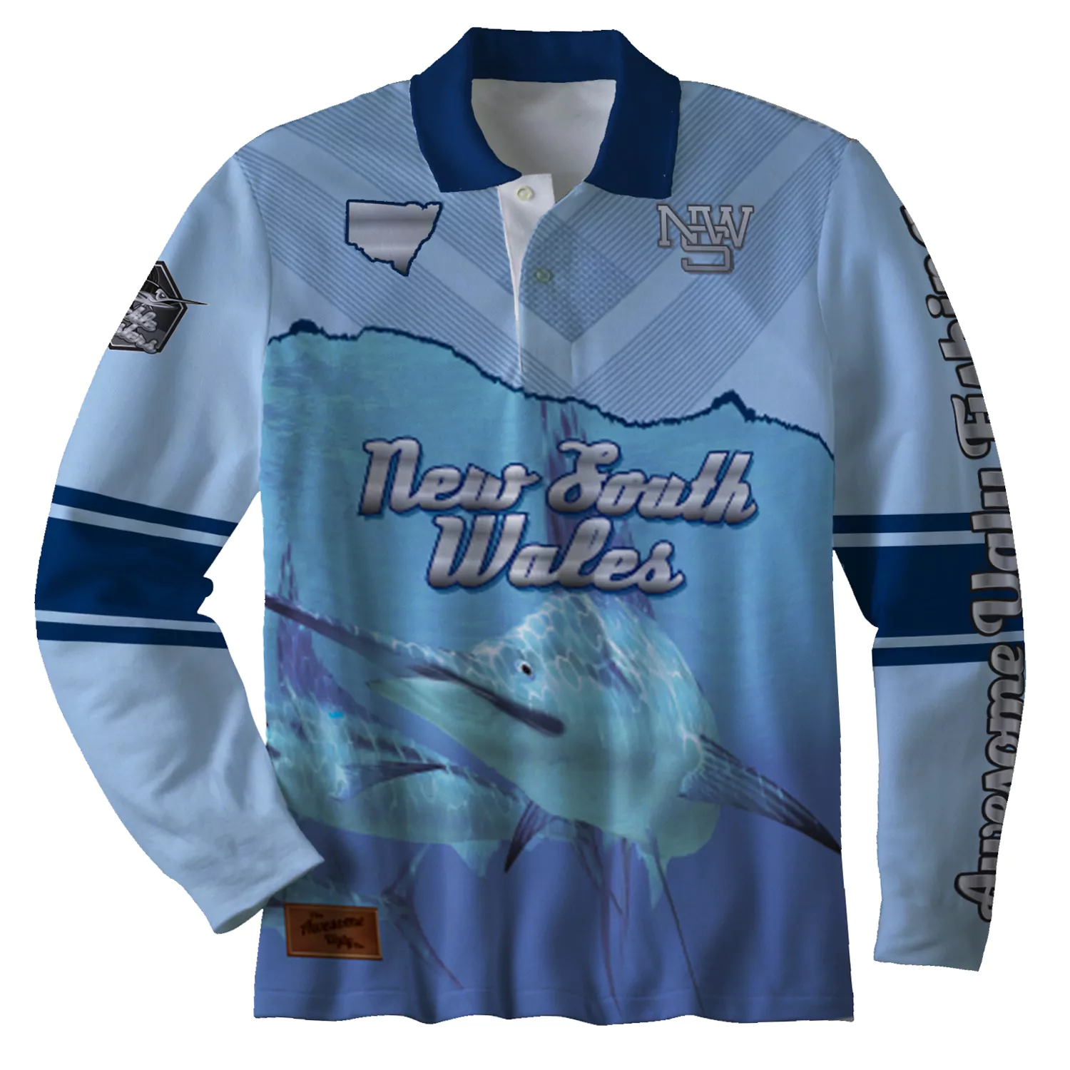 Buy NSW Deep Blue Sea Tackle Master Shirt - Mens - Awesome Ugly