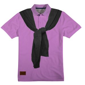 Pink Preppy Polo Shirt - Mens
