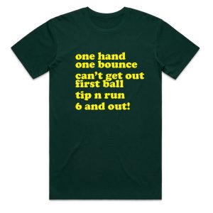 Backyard Cricket T Shirt - Adult
