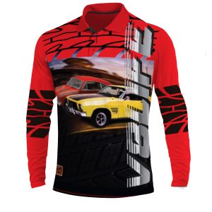 V8 Life Red Camping Shirt - Adult