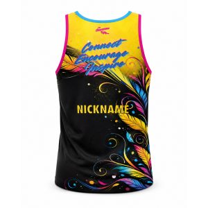 Alternative view of Wide Bay Running Chicks & Roosters Running Singlet  - Mens