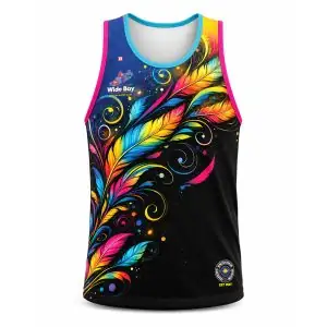 Wide Bay Running Chicks & Roosters Running Singlet - Mens