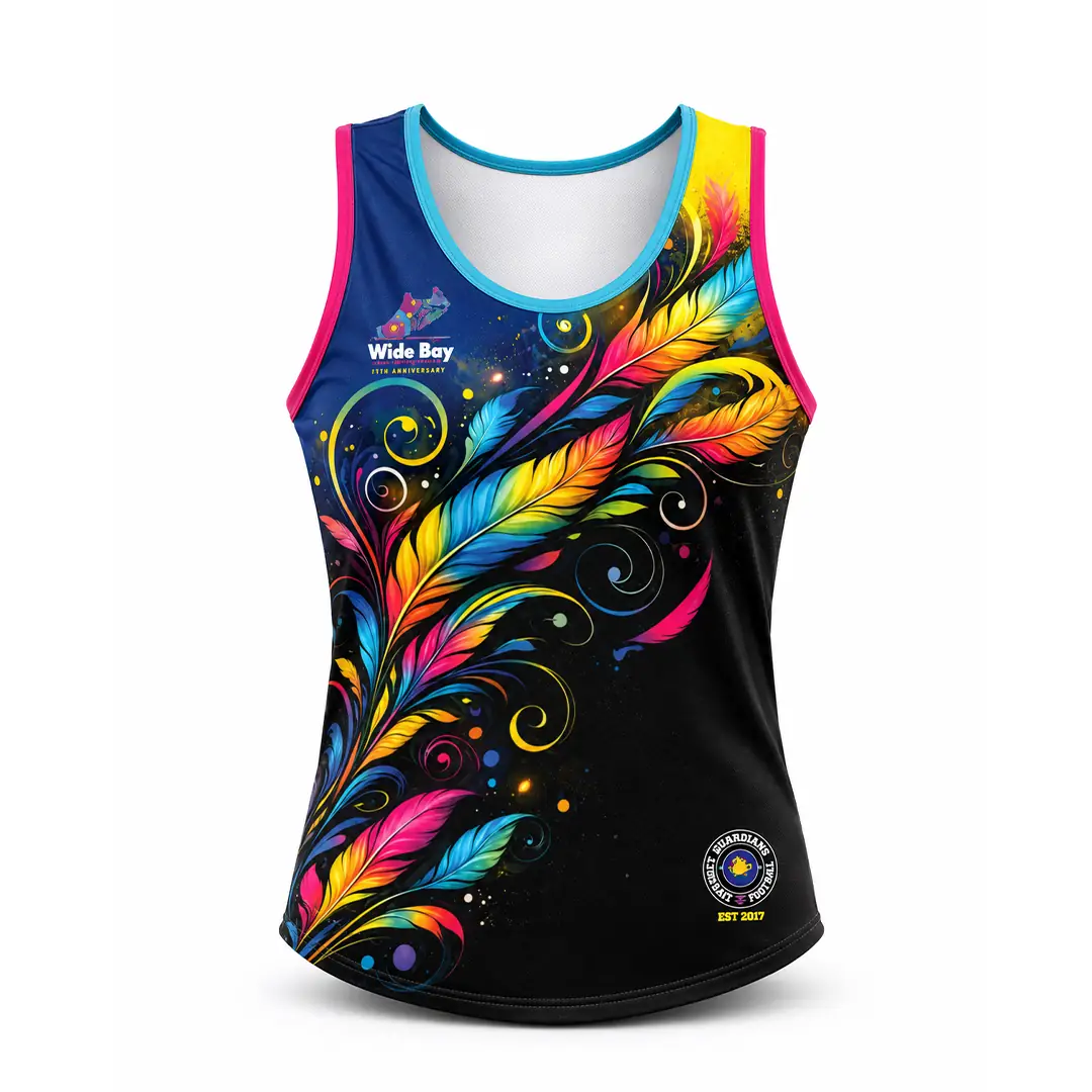 Wide Bay Running Chicks & Roosters Running Singlet - Womens