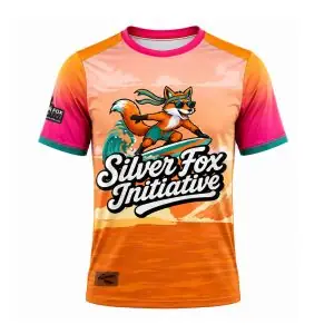 Silver Fox Surfs Up Running Shirt - Mens