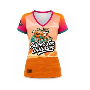 Silver Fox Surfs Up Running Shirt - Womens