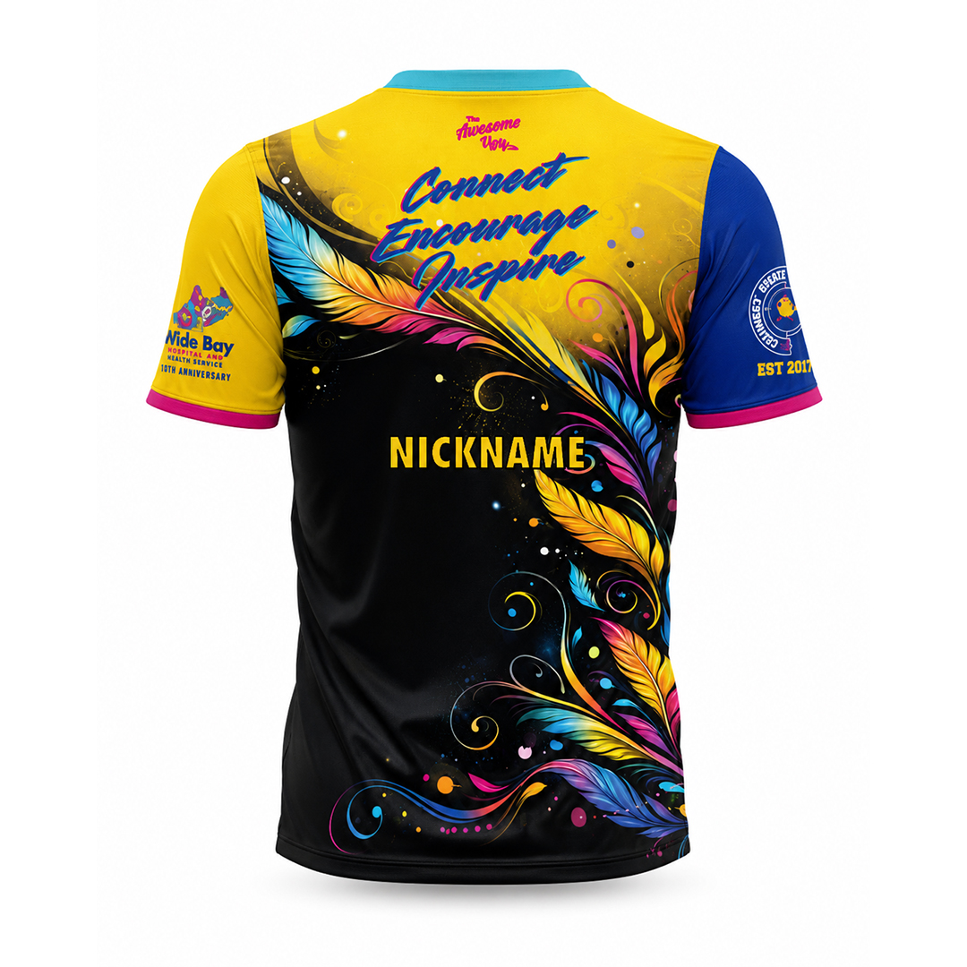 Alternative view of Wide Bay Running Chicks & Roosters Running Shirt  - Mens